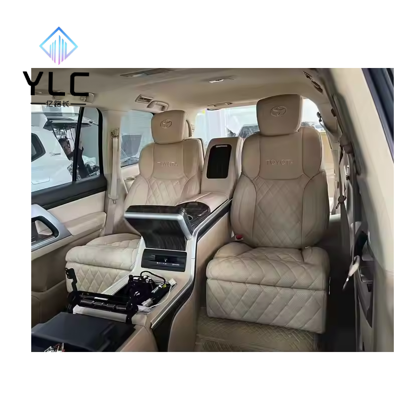 YLC 2025 New Design Car Accessories Luxury Car Seat VIP Rear Seat Touch Screen for LAND CRUISER 200